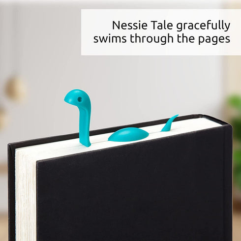 OTOTO Nessie Tale Book Mark - Turquoise Pagekeeper Bookmark - Unique Gift for Readers, Women & Men