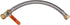 EFIELD 18 Inch Push-fit Valve Flexible Water Heater Connector, 1/2 inch x 3/4 inch FIP, Braided Stainless Steel