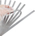 Metric Feeler Gauge Gap Measurement Tool, 12-inch Long 17 Blades 0.02-1.00mm Thickness