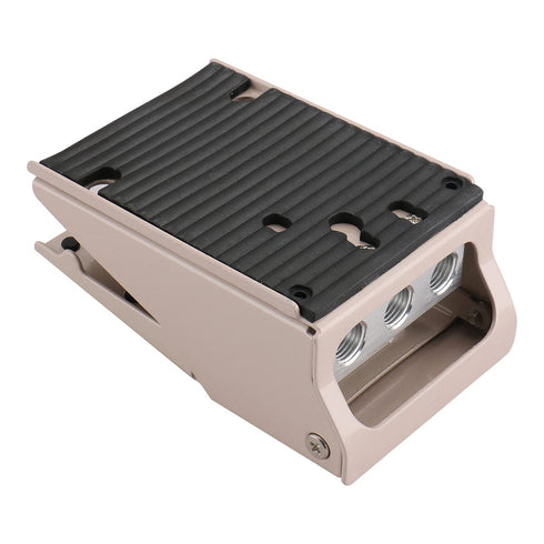 Baomain Pneumatic Foot Pedal Valve FV-420, Momentary 4 Way 2 Position, 1/4"PT Threaded Nonslip Rubber