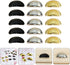 30 1 12 Yardwe Pcs Wood Knobs for Cabinets and Crafts Miniature Scale Dollhouse Drawer Handles Small Furniture Pulls