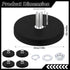 Kegeeei 16 Pack M5 30LBS Rubber Coated Magnets, Neodymium Magnet Assembly Base with Threaded Studs, Strong Mounting