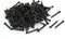 uxcell Hardware Nails 1-inch Length Carbon Steel Point Tip Wall Cement Nails (Black, 200pcs)