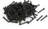 uxcell Hardware Nails 1-inch Length Carbon Steel Point Tip Wall Cement Nails (Black, 200pcs)