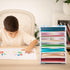 Juexica 8 Tier Scrapbook Paper Organizer, 12 x 12 Stackable Paper Trays for Home Office Decorations