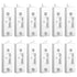 Window Latch Locks, 12 Pieces Plastic Spring Loaded Tilt Latch for Sliding Window Replacement