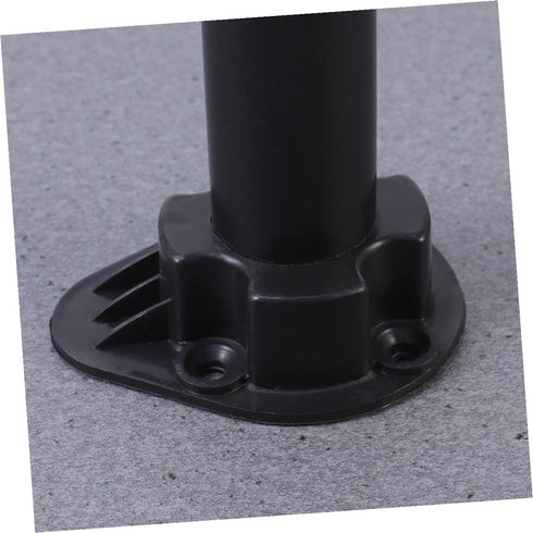 8pcs Holibanna Thickened Adjustable Plastic Furniture Legs for Sofa Cabinet Table Feet Support Black Height Non-Rust