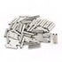 Baomain 75pcs Copper Metal Uninsulated Wire Ferrule Cable Crimp Terminals, 10-12 AWG, 14-16 AWG, 18-22 AWG