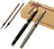 Luxury Ballpoint Pen Writing Set, Elegant Fancy Pens for Signature, 2 Extra 0.5 mm Refill, Gift Box, 2 Pens