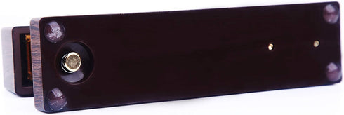 HOYUJI Woodgrain Black Stapler, Marbled Woodgrain Stapler, Elegant Modern Accessory for Stylish Desks, Rose Gold