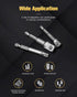 BOEN Impact Grade Socket Adapter Set, 3-PCS Drill Bit Adapter with 1/4", 3/8", 1/2" Sizes for Cordless Drill