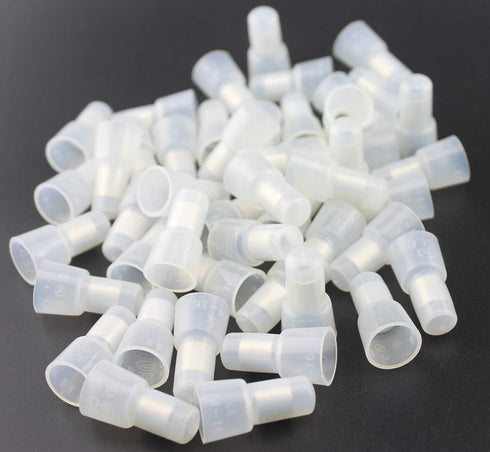 Rextin 100pcs CE8 Closed End Wire Crimp Connectors, Protective Wire Crimp Cap Terminals