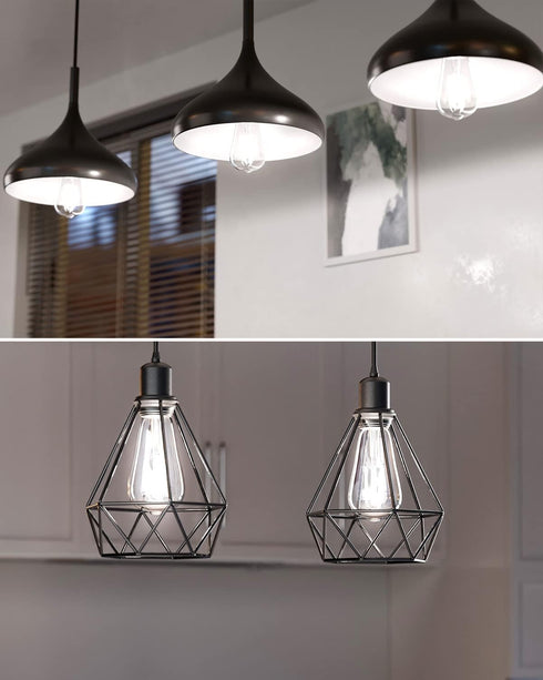 Lepro Dimmable LED Edison Bulbs, 4000K Neutral White, 5.5W, 60 Watt Equivalent, E26 Light Bulbs, Medium Base ST19,