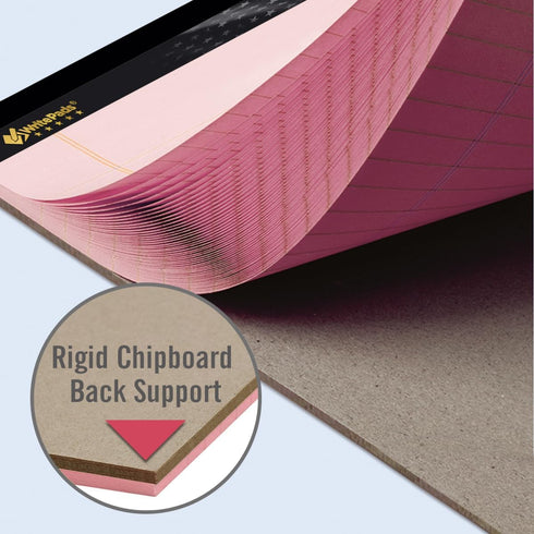 KAISA Colored Legal Pads, 8.5" x 11" Note Pads, Wide Ruled Writing Pads, 50 Sheets Perforated Notepads, 20lb