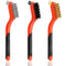 IEGREMAR 3pcs Wire Brushes for Cleaning Rust, Upgrade Wire Brush Set - Brass/Stainless