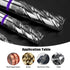 1/2" Carbide Square End Mill 4 Flute - CNC Router Bit for Aluminum, Steel, Brass - 1/2" Shank, 1-1/4" Cut, High
