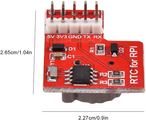 SPYMINNPOO DS1307 2 Maxim RTC RTC Clock Module for Model Block in Real Time Precise for Red Telematics