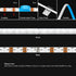 XGB1338(WS2812B) 160LED/m 320IC DC5V 6.5FT 0.19in BTF-LIGHTING FCOB COB IC RGB LED Strip Individual Addressable