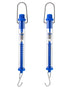 QWORK Plastic Tubular Spring Scale - 5 Pack 1000g/10N Capacity, Clear Plastic Body with Zeroing Capability