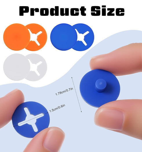ValueBargain 12PCS 0.7 inch Race Bib Clips, Bib Clips for Runners, Race Number Fasteners for Triathlon & Marathon