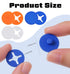 ValueBargain 12PCS 0.7 inch Race Bib Clips, Bib Clips for Runners, Race Number Fasteners for Triathlon & Marathon