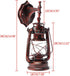 Liffshsy Retro Antique Vintage Rustic Wall Sconce, Lighting Lantern Mounted Light with Glass Indoor Light Fixture