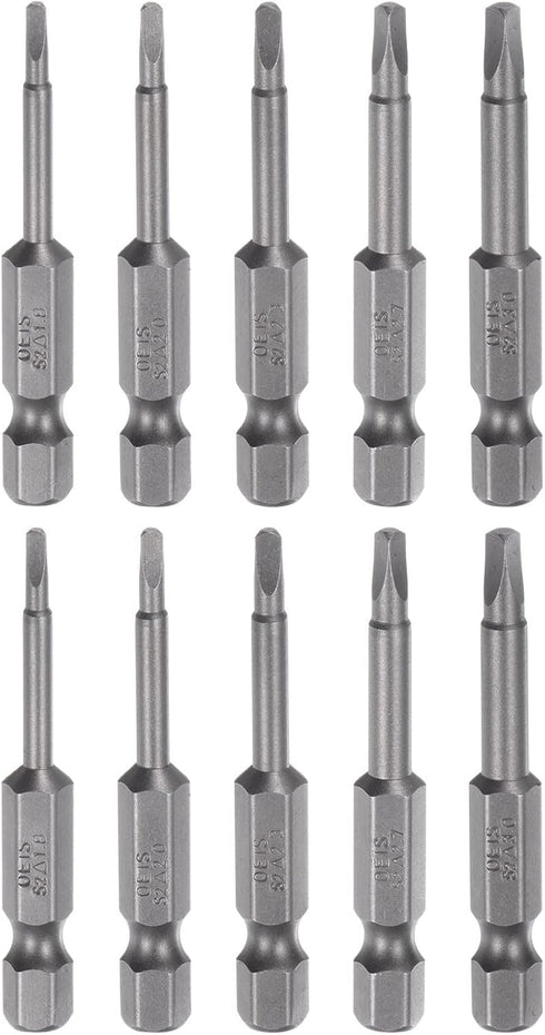 10pcs TA1.8-TA3.0 Triangle Screwdriver Bit, 1/4" Hex Shank, 2" Length Magnetic Tri-angle Power Tool