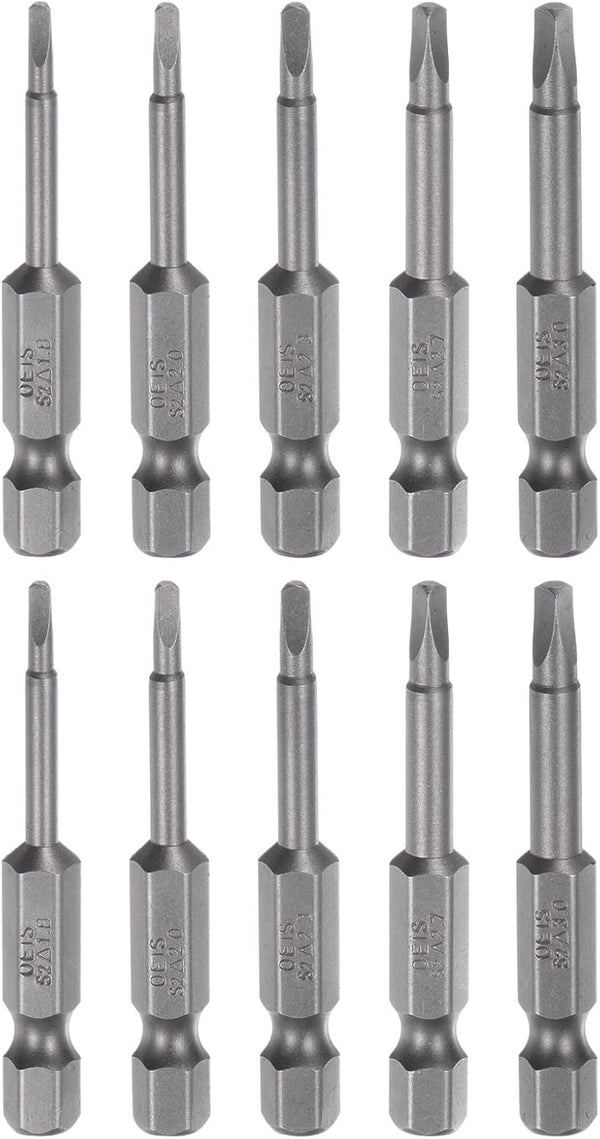 10pcs TA1.8-TA3.0 Triangle Screwdriver Bit, 1/4" Hex Shank, 2" Length Magnetic Tri-angle Power Tool