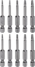 10pcs TA1.8-TA3.0 Triangle Screwdriver Bit, 1/4" Hex Shank, 2" Length Magnetic Tri-angle Power Tool