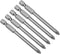 uxcell 5 Pcs 5mm PH1 Magnetic Phillips Screwdriver Bits, 1/4 Inch Hex Shank, 3-inch Length S2 Power Tool