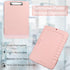 Clipboard with Storage, Plastic Clipboards 8.5x11 with Pen Holder, High Capacity Nursing Clipboard for Office Work