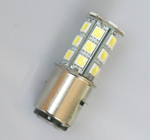 ShuoHui 6V BA20D H6 Bulb 6000K DC White LED SMD Motorcycle MotorBike Moped ATV Headlight