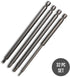 NEIKO 10224A 32 Piece Extra Long Security Bit Set, 1/4" S2 Steel 6” Long Torx, Tamper Proof, PoziDriv, Spanner, Tri-Wing
