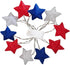 Generic 4th 6.56 Red White Blue Star Shaped String Lights, Independence Day Star Lights for of July Decoration, Ft