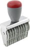 Uxcell Rubber Office 9 Band 0-9 Numbers Digit Numbering Stamp, Gray Red