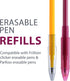 ParKoo Gel Ink Refills Compatible with FriXion and Friction Erasable Gel Pens, Fine Point 0.7 mm, 14 Colors