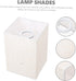Linen Lampshade Drum Pendant Light White Chandelier Nightstand Decor Cloth Lampshade Spider Lamp Shade s for Floor