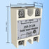 Solid State Relay 25DA SSR-25DA Input 3-32V DC to Output 24-380V AC 25A Single Phase