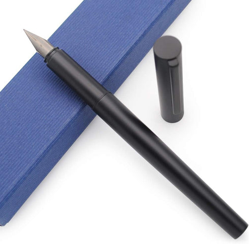 JINHAO 35 Fountain Pen, Matte Black, Fine Nib 0.5mm