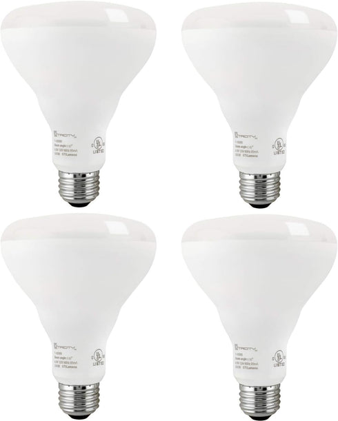 Xtricity BR30 LED Flood Light Bulb, 9.5 Watt (65W Equivalent), Dimmable Indoor Flood Lights, 670 Lumens, 3000K