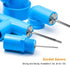 3PCS PVC Pipe Reamer Set for Professional Plumber, PVC Fitting Saver in 1.5in, 2in, and 3in Sizes