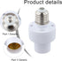 Generic 360-Degree Bulb E27 110-220V Infrared Motion Sensor Smart Socket Switch for Lamps, Wide Voltage Compatible