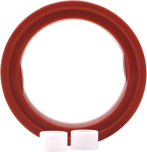 DERNORD Sanitary Butterfly Valve Repair Kit, Silicone Seat w/ (2) Bushings - for 2" Valves by DERNORD