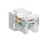 6 T568A/B 61HOM-RW6, Leviton Home Snap-In Connector, Wiring, White