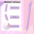 Fulmoon 50 Pcs Cute Back to School Ballpoint Pens Bulk, Comfortable Writing Pens in Medium Point 1.0 mm for Teacher