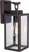 LIT-PaTH Outdoor Wall Lantern, Wall Sconce as Porch Lighting Fixture, E26 Medium