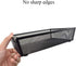 HAHIYO Stackable Mesh Tray Cup, 9 x 6 x 2 inches Sturdy Container for Desk Drawer Organizer (Black)