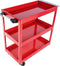 3 Tier Rolling Tool Cart, 450 Lbs Capacity Service SART with Wheels,