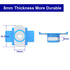 BOZXYE 40 3/8"-16 Pcs Nylon Strut Channel Cone Nuts, Nylon Channel Squeeze Nut for Strut Channel, Easy to Locate Mounts
