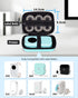 Memoking T02 Hard Storage Case for Phomemo D30, SUPVAN E10, NIIMBOT D11, Waterproof Shockproof Case, Green